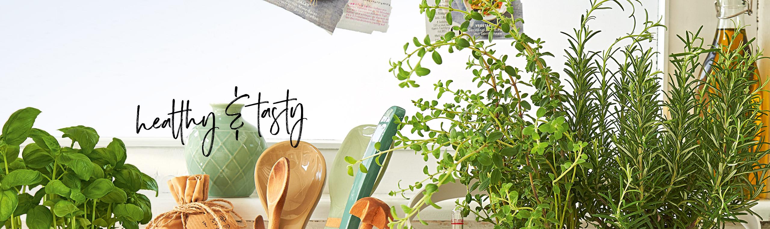 Herb garden in the kitchen